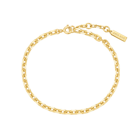 Gold Medium Chain Bracelet